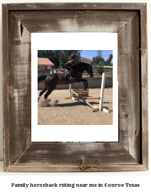 family horseback riding near me in Conroe, Texas